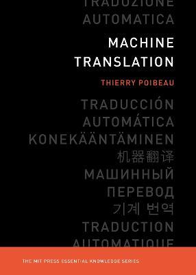 Machine Translation - Thierry Poibeau - cover