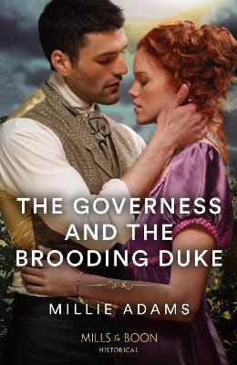 The Governess And The Brooding Duke - Millie Adams - cover