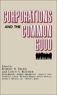 Corporations and the Common Good - cover
