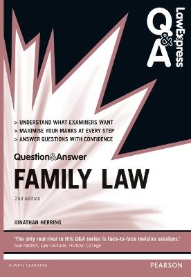 Law Express Question and Answer: Family Law - Jonathan Herring - cover