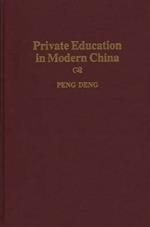 Private Education in Modern China