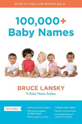 100,000+ Baby Names (Revised): The Most Helpful, Complete, and Up-to-Date Name Book - Bruce Lansky - cover