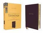 KJV, Thompson Chain-Reference Bible, Handy Size, Leathersoft, Burgundy, Red Letter, Comfort Print