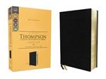 KJV, Thompson Chain-Reference Bible, Handy Size, European Bonded Leather, Black, Red Letter, Comfort Print