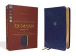 NKJV, Thompson Chain-Reference Bible, Handy Size, Leathersoft, Navy, Red Letter, Comfort Print