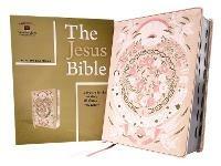 The Jesus Bible Artist Edition, ESV, (With Thumb Tabs to Help Locate the Books of the Bible), Leathersoft, Peach Floral, Thumb Indexed - cover