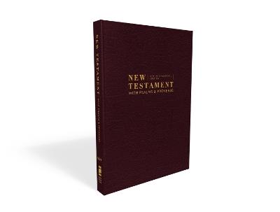 NIV, New Testament with Psalms and Proverbs, Pocket-Sized, Paperback, Burgundy, Comfort Print - Zondervan - cover