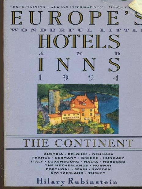 Europe's hotels inns 1994 - Henri Rubinstein - 3