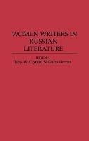 Women Writers in Russian Literature - Toby W. Clyman,Diana Greene - cover