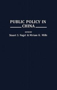 Public Policy in China - cover