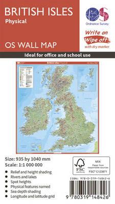 British Isles Physical - Ordnance Survey - cover