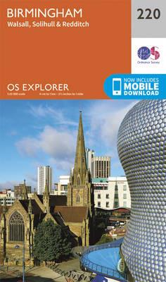 Birmingham, Walsall, Solihull and Redditch - Ordnance Survey - cover