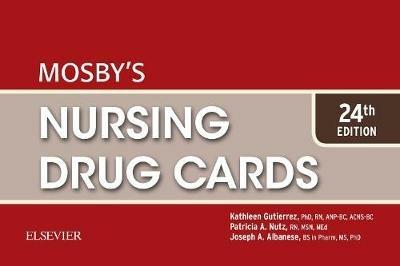 Mosby's Nursing Drug Cards - Kathleen Jo Gutierrez,Patricia A. Nutz,Joseph A. Albanese - cover