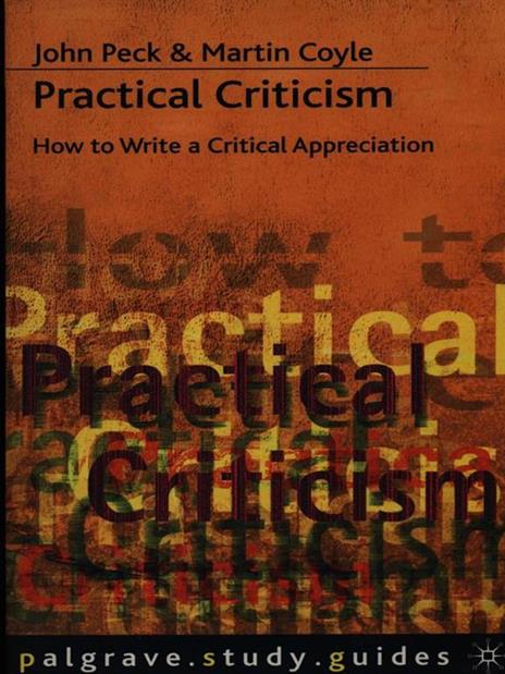 Practical Criticism - Martin Coyle,John Peck - cover