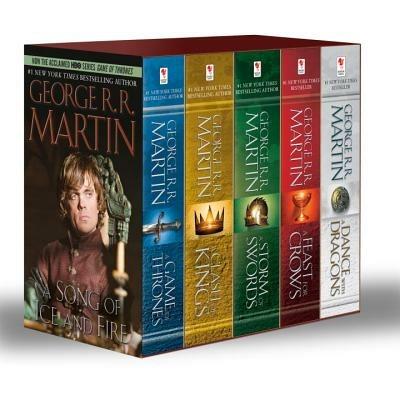 George R. R. Martin's A Game of Thrones 5-Book Boxed Set (Song of Ice and Fire Series): A Game of Thrones, A Clash of Kings, A Storm of Swords, A Feast for Crows, and A Dance with Dragons - George R. R. Martin - cover