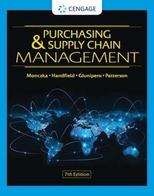 Purchasing and Supply Chain Management - Robert Handfield,Larry Giunipero,James Patterson - cover