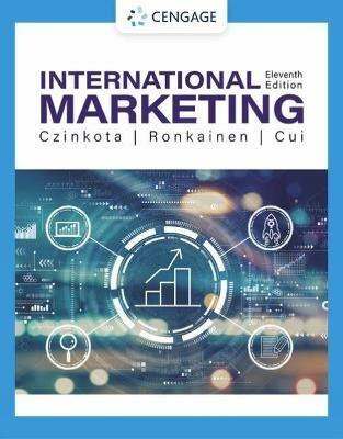 International Marketing - Michael Czinkota,Ilkka Ronkainen,Annie Cui - cover