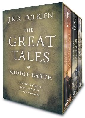 The Great Tales of Middle-Earth Box Set: The Children of H?rin, Beren and L?thien, and the Fall of Gondolin - J R R Tolkien,Christopher Tolkien - cover