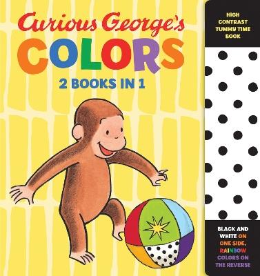 Curious George's Colors: High Contrast Tummy Time Book - H. A. Rey - cover