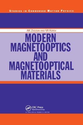 Modern Magnetooptics and Magnetooptical Materials - A.K Zvezdin,V.A Kotov - cover