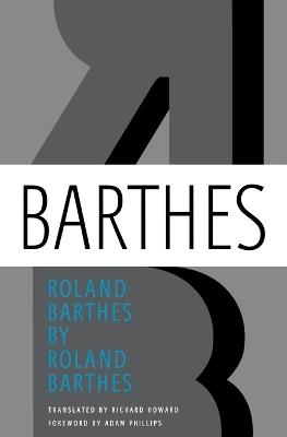 Roland Barthes - Roland Barthes - cover