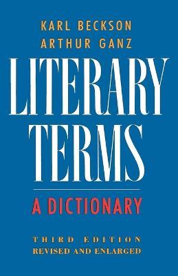 Literary Terms - Karl Beckson,Beckson Karl - cover