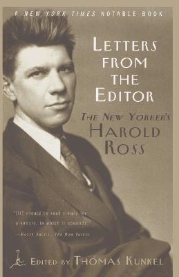 Letters from the Editor: The New Yorker's Harold Ross - cover