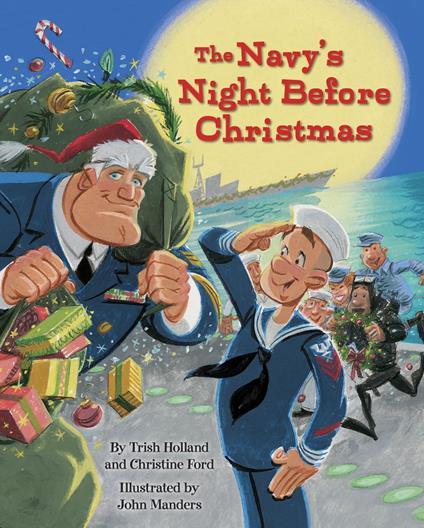 The Navy's Night Before Christmas - Christine Ford,Trish Holland - ebook
