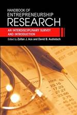 Handbook of Entrepreneurship Research: An Interdisciplinary Survey and Introduction