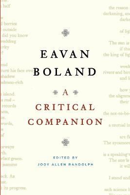 Eavan Boland: A Critical Companion - cover