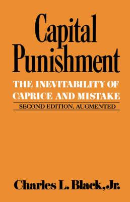 Capital Punishment - Charles L. Black - cover