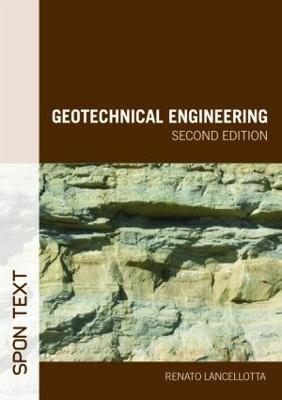 Geotechnical Engineering - Renato Lancellotta - cover