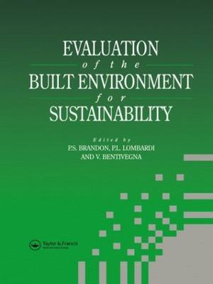 Evaluation of the Built Environment for Sustainability - cover