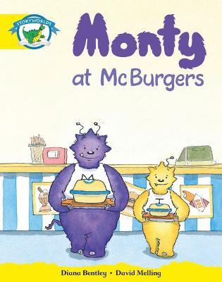 Literacy Edition Storyworlds Stage 2, Fantasy World, Monty at McBurgers - Diana Bentley - cover