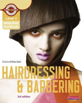 Level 1 (NVQ/SVQ) Certificate in Hairdressing and Barbering Candidate Handbook - Christine McMillan-Bodell - cover