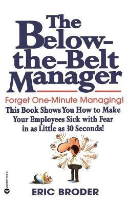 Below The Belt Manager - Eric Broder - cover