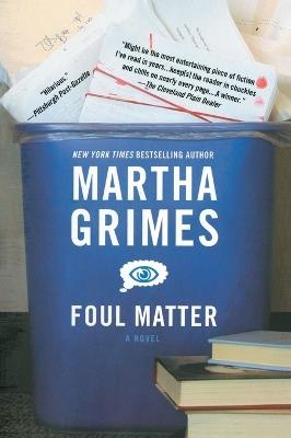 Foul Matter - Martha Grimes - cover