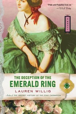 The Deception of the Emerald Ring - Lauren Willig - cover