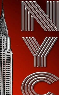 NYC Chrysler Red Creative Drawing writing Journal.: NYC Chrysler Red Creative Drawing writing Sir Michael Designer Journal. - Michael Huhn - cover