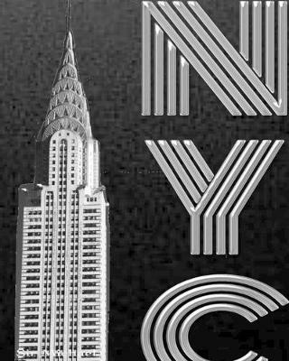 Iconic Chrysler Building New York City creative drawing journal: Iconic Chrysler Building sir Michael Designer drawing creative journal - Michael Huhn,Michael - cover