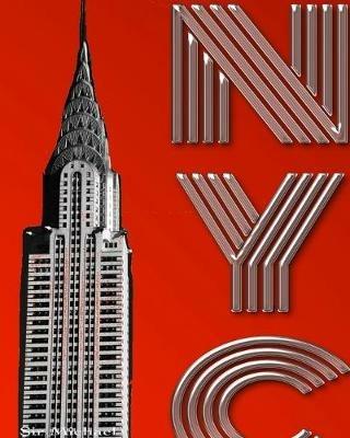 Iconic New York City Chrysler Building creative Writing Drawing Journal: New York City Chrysler Building $ir Michael designer creative drawing journal - Michael Huhn - cover