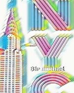 ICONIC Chrysler Building Rainbow Writing Drawing Journal. Sir Michael artist limited edition: ICONIC Rainbow Chrysler Building Writing Drawing Journal. Sir Michael Designer