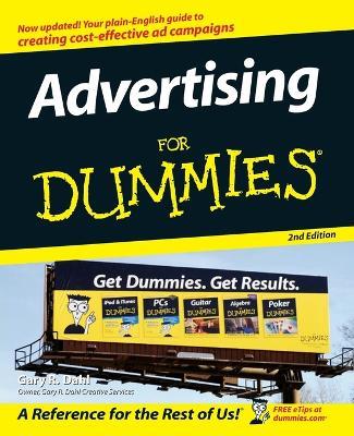 Advertising For Dummies - Gary Dahl - cover