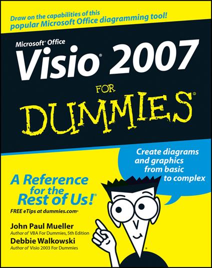 Visio 2007 For Dummies - John Paul Mueller,Debbie Walkowski - cover