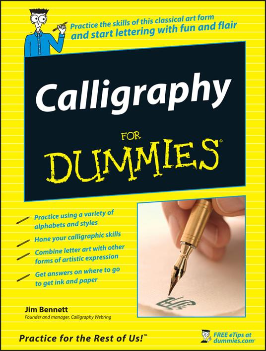 Calligraphy For Dummies - Jim Bennett - cover