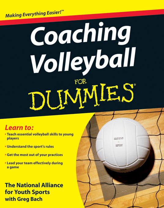 Coaching Volleyball For Dummies - The National Alliance For Youth Sports - cover