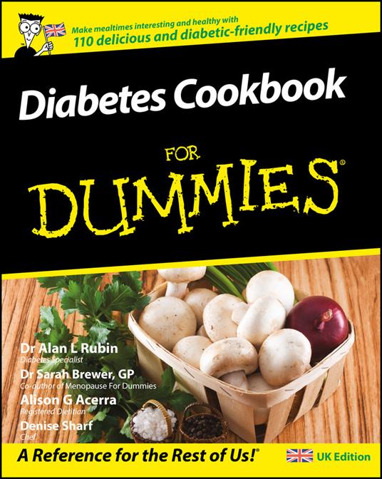 Diabetes Cookbook For Dummies - Alan L. Rubin,Sarah Brewer - cover