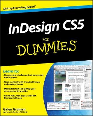 InDesign CS5 For Dummies - Galen Gruman - cover