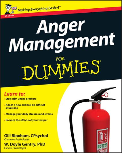 Anger Management For Dummies - Gill Bloxham,W. Doyle Gentry - cover