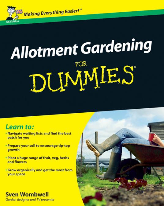 Allotment Gardening For Dummies - Sven Wombwell - cover